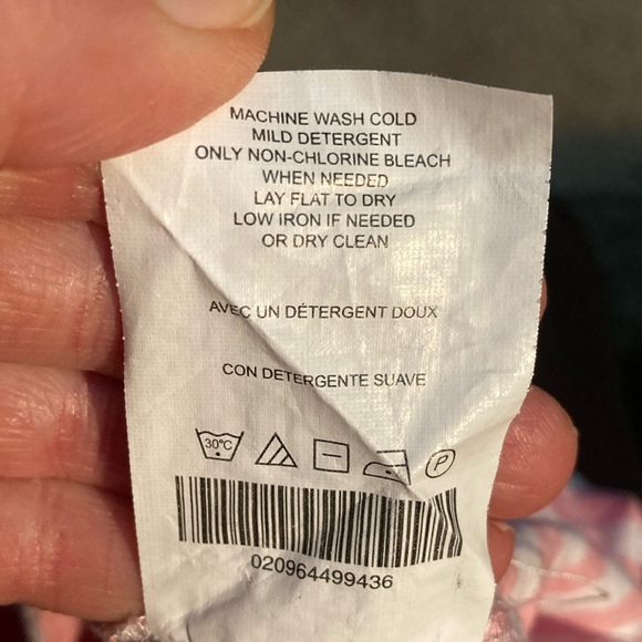 Motherhood Pink and White Maternity Blouse - Picture 11 of 14